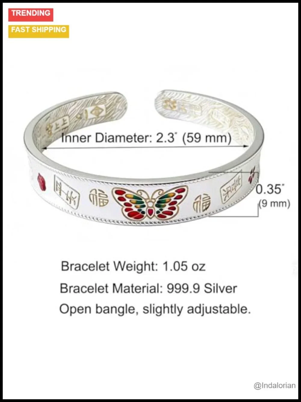 Sterling Silver Stackable Cuff Bracelet for Women Adjustable
